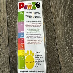 PAWZ Yellow Rubber Dog Boots